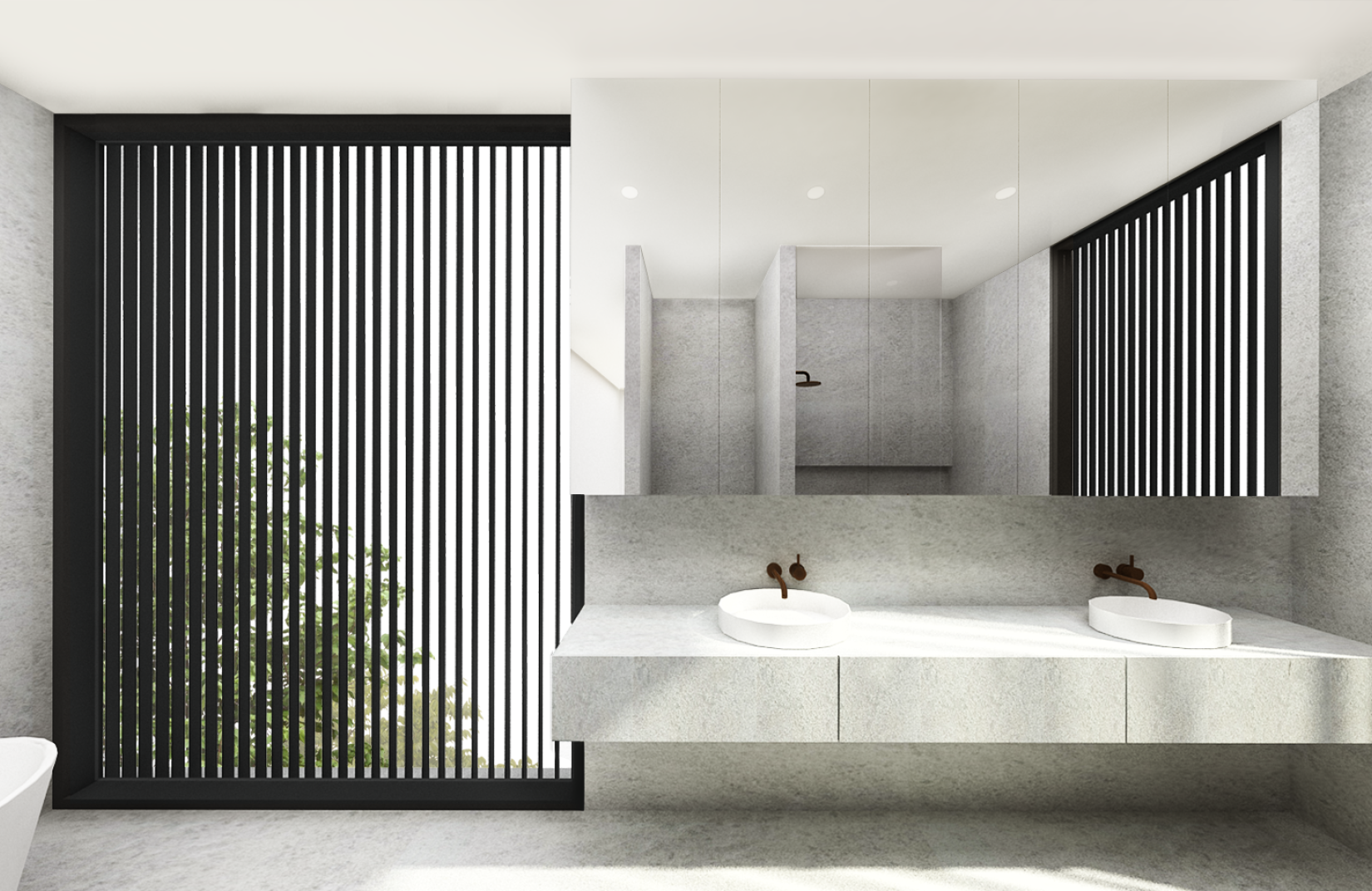 South Yarra Terrace — master ensuite