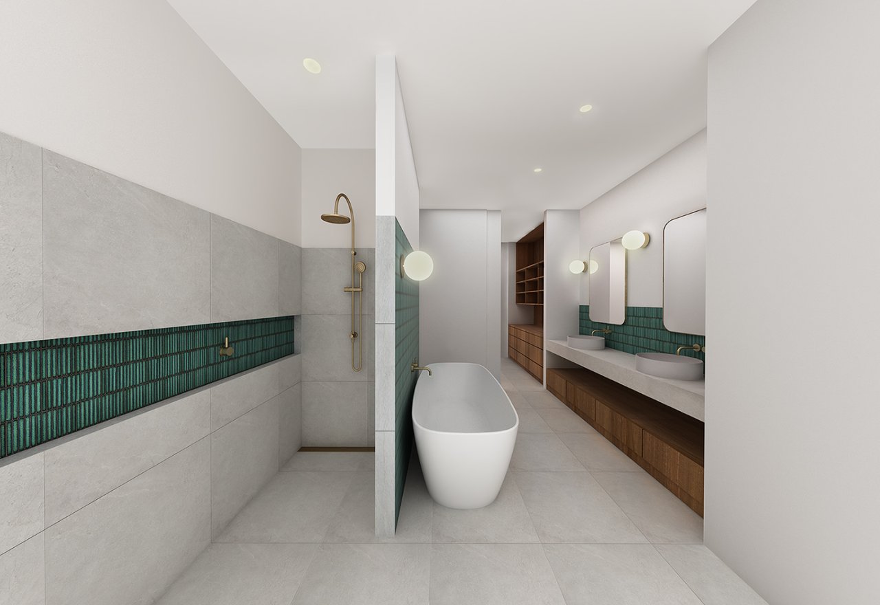 North Caulfield Residence bathroom