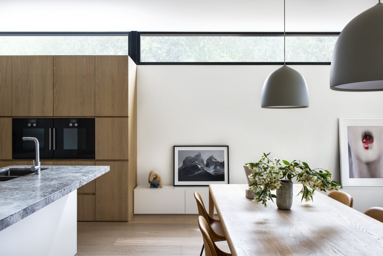 South Melbourne Residence — kitchen/living